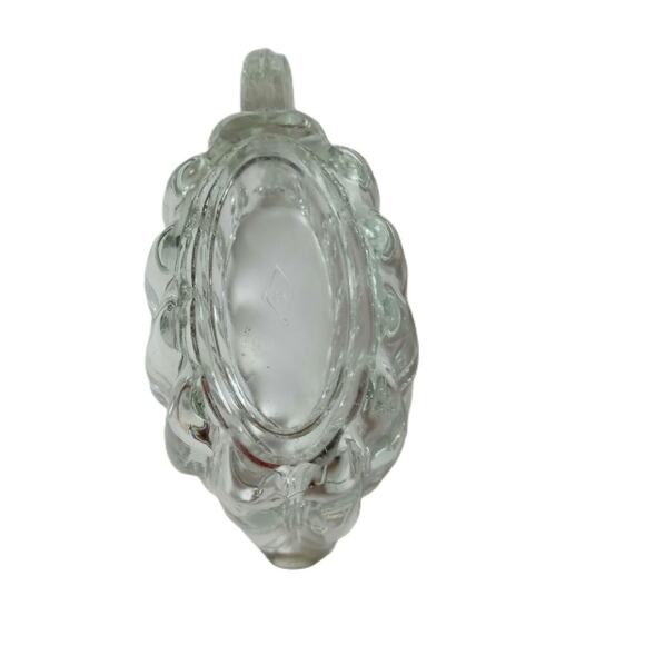 Heisey Crystolite Creamer & Sugar Bowl Set Vintage Clear Glass Ribbed Pattern - Picture 3 of 10